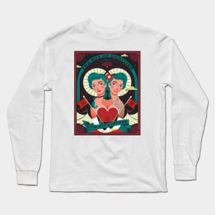 Box Of Oddities Twins by Lucie Rice Long Sleeve T-Shirt